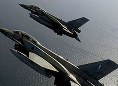 Griekse F16’s jagen op Turkse F16’s boven Egeïsche zee